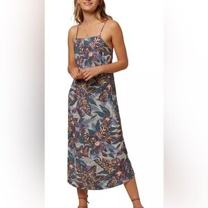 O'Neill Floral Midi Dress Medium